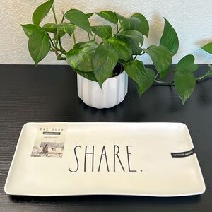 Rae Dunn Melamine SHARE. Platter / Tray - NWT